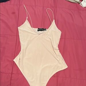 PrettyLittleThing Blush Pink Bodysuit